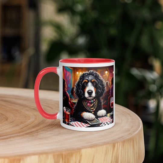 Bernedoodle General- Mug with Color Inside v2