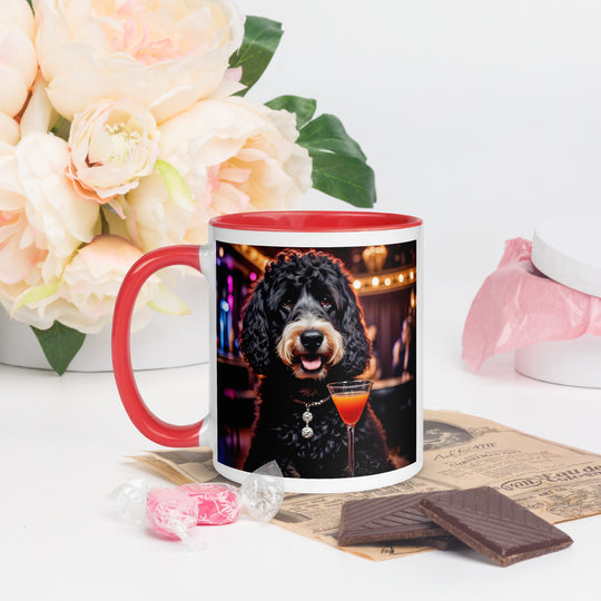 Bernedoodle General- Mug with Color Inside v11