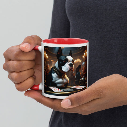 Catahoula Bulldog General- Mug with Color Inside v4