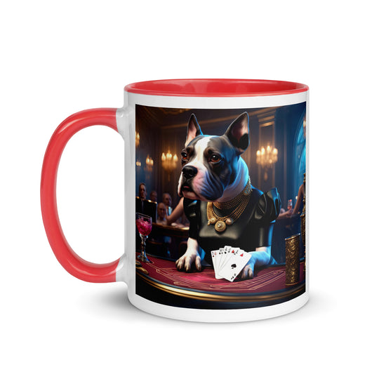 Catahoula Bulldog General- Mug with Color Inside v6