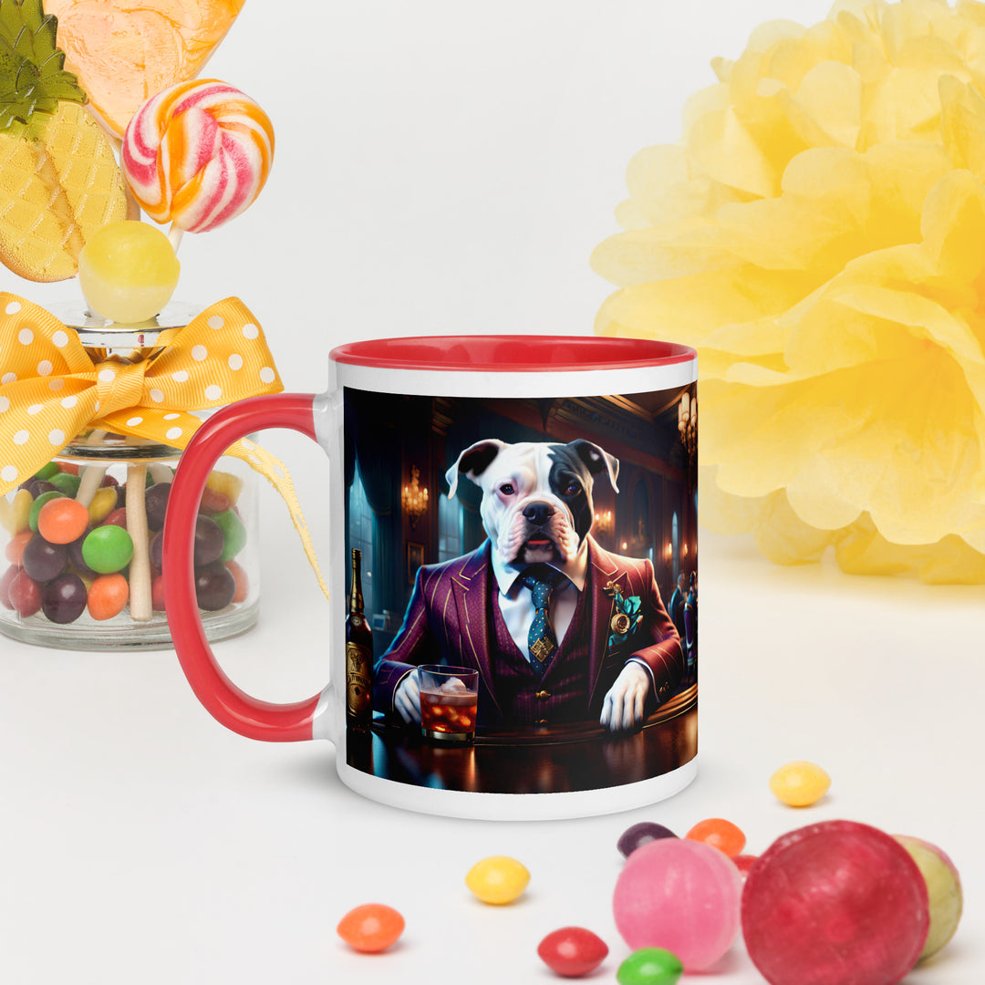 Catahoula Bulldog General- Mug with Color Inside v11