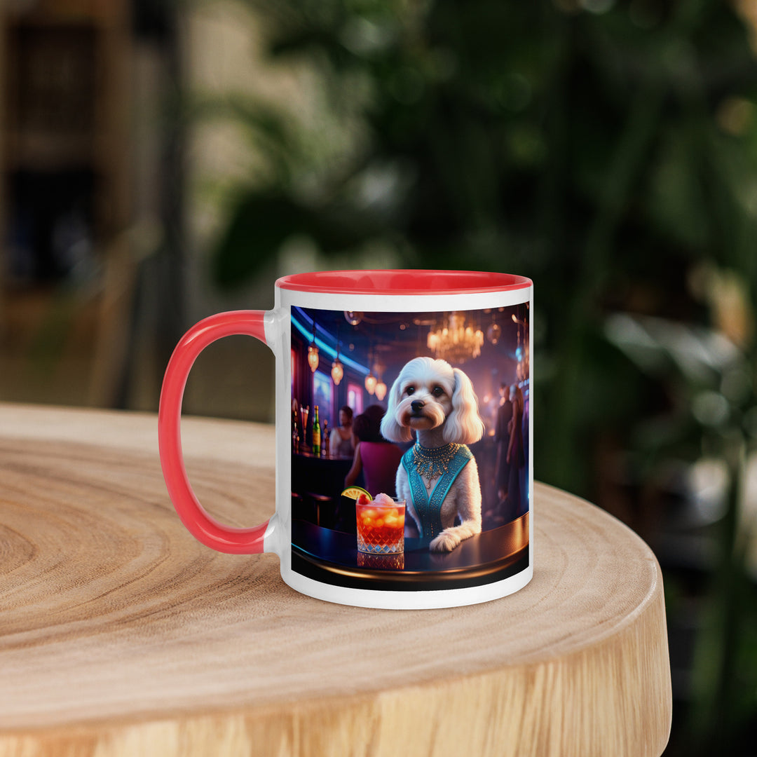 Cavapoo General- Mug with Color Inside v5