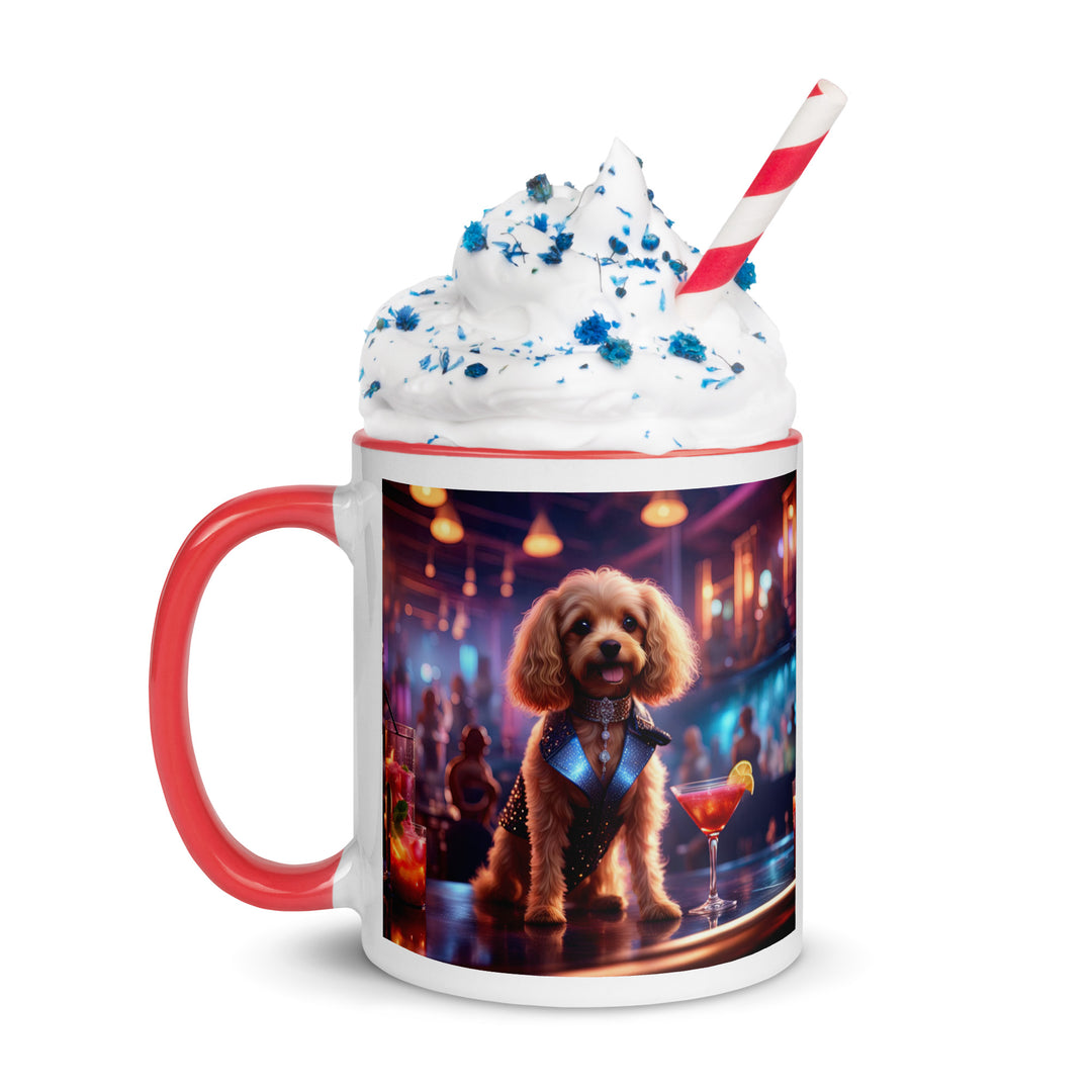 Cavapoo General- Mug with Color Inside v7