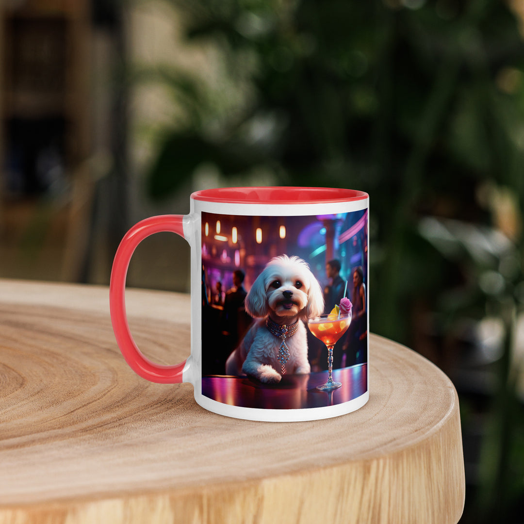 Cavapoo General- Mug with Color Inside v12