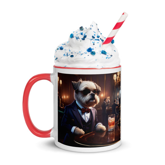 Cavapoo General- Mug with Color Inside v14