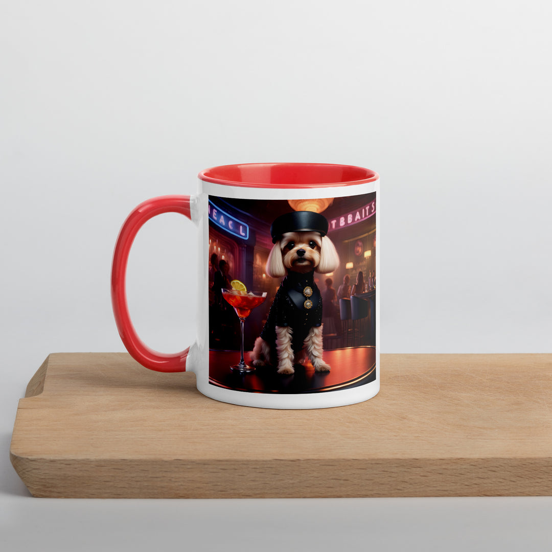 Cavapoo General- Mug with Color Inside v27