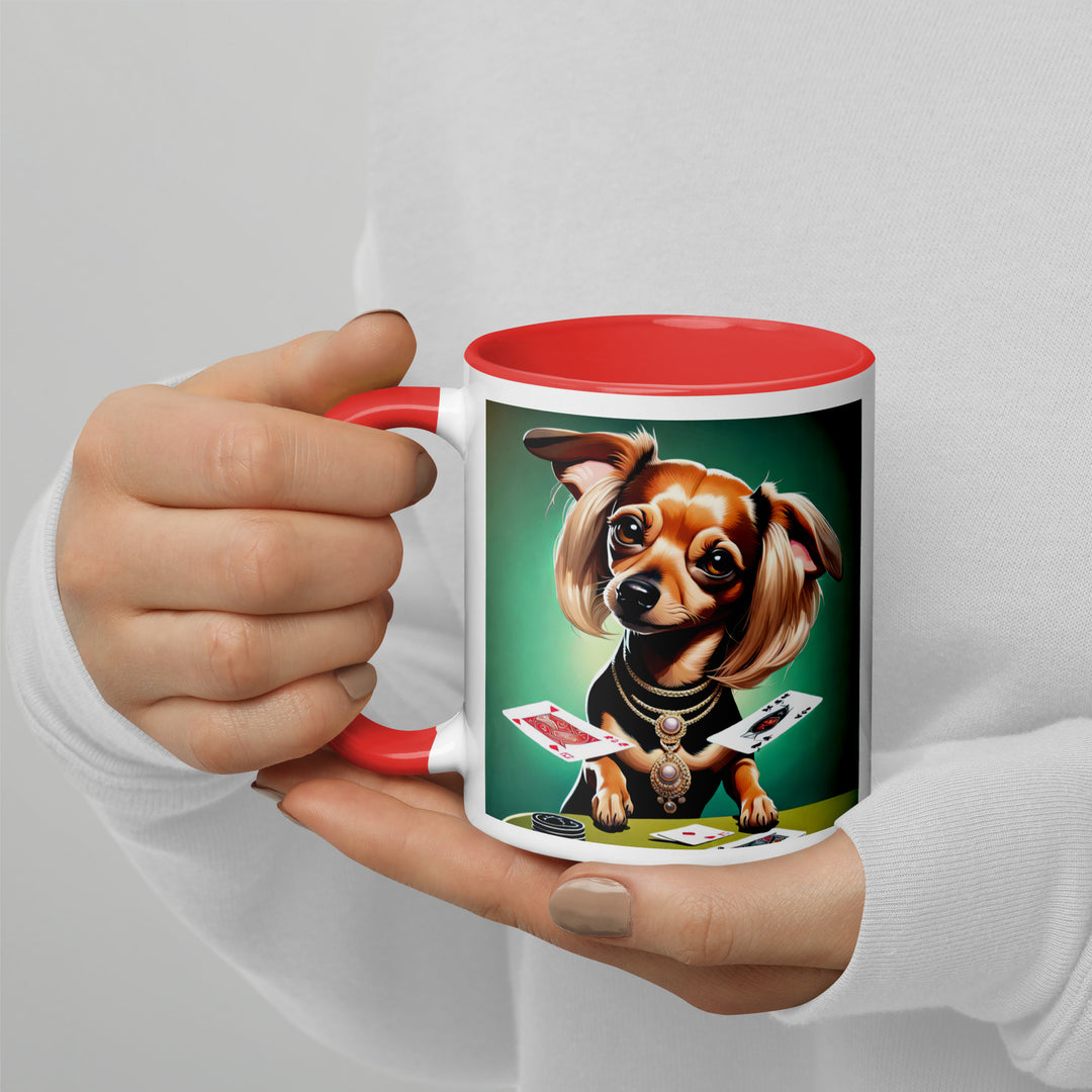 Chiweenie General- Mug with Color Inside v10