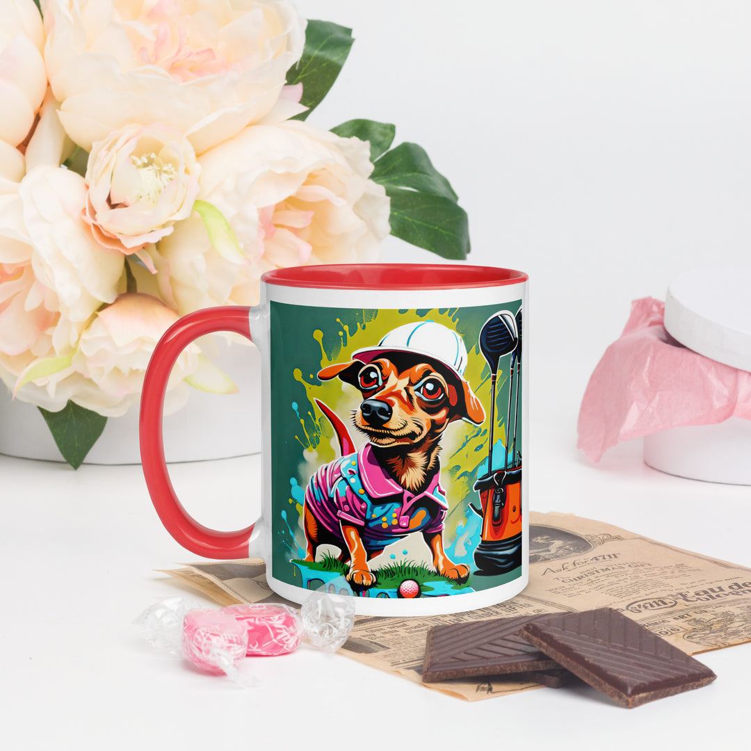 Chiweenie General- Mug with Color Inside v12