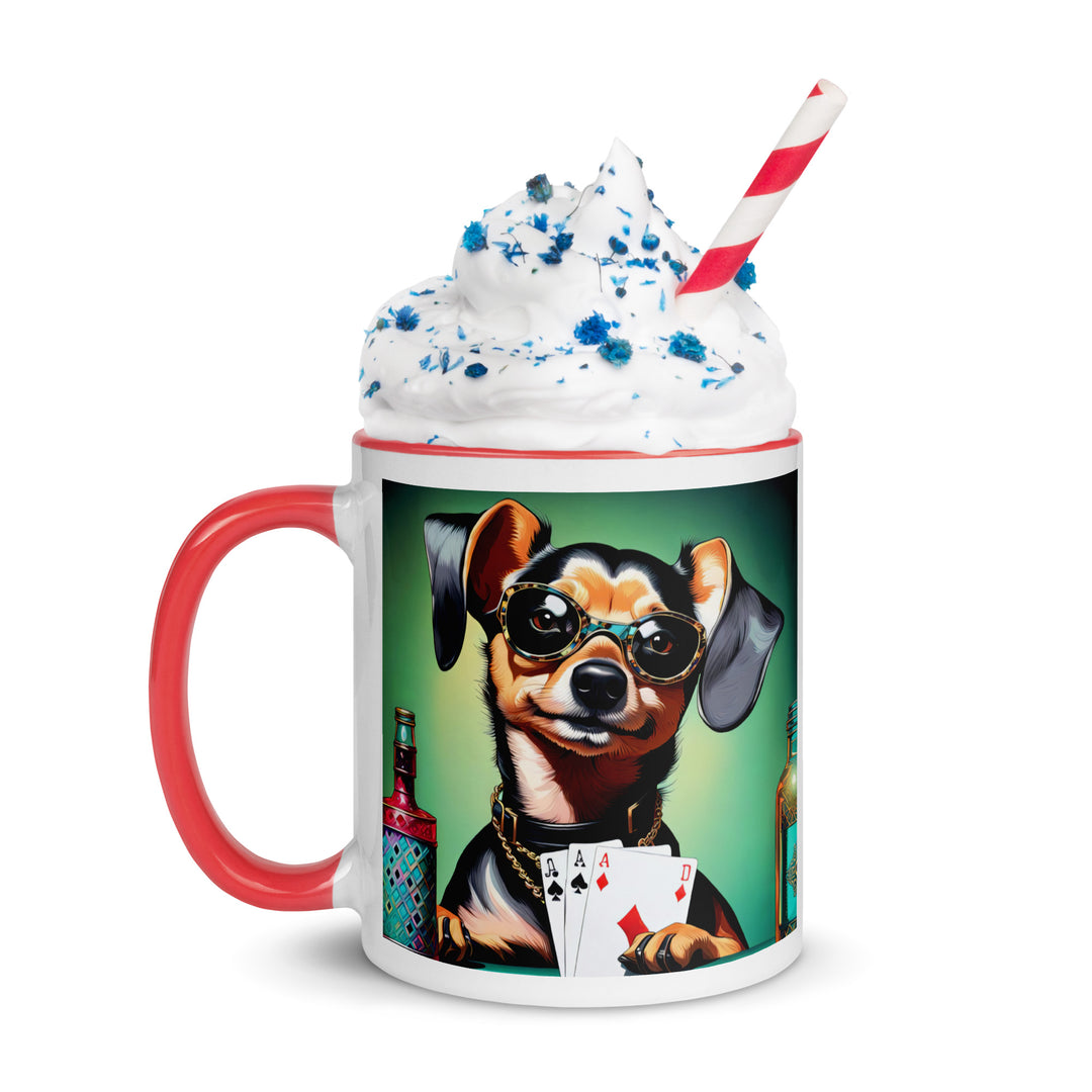 Chiweenie General- Mug with Color Inside v13