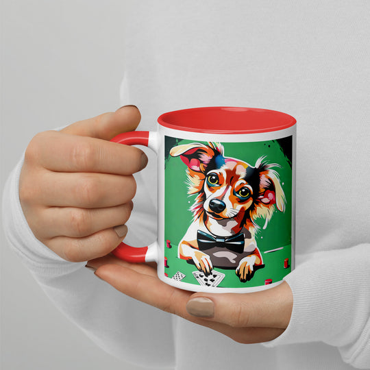 Chiweenie General- Mug with Color Inside v17