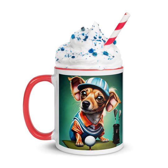 Chiweenie General- Mug with Color Inside v18