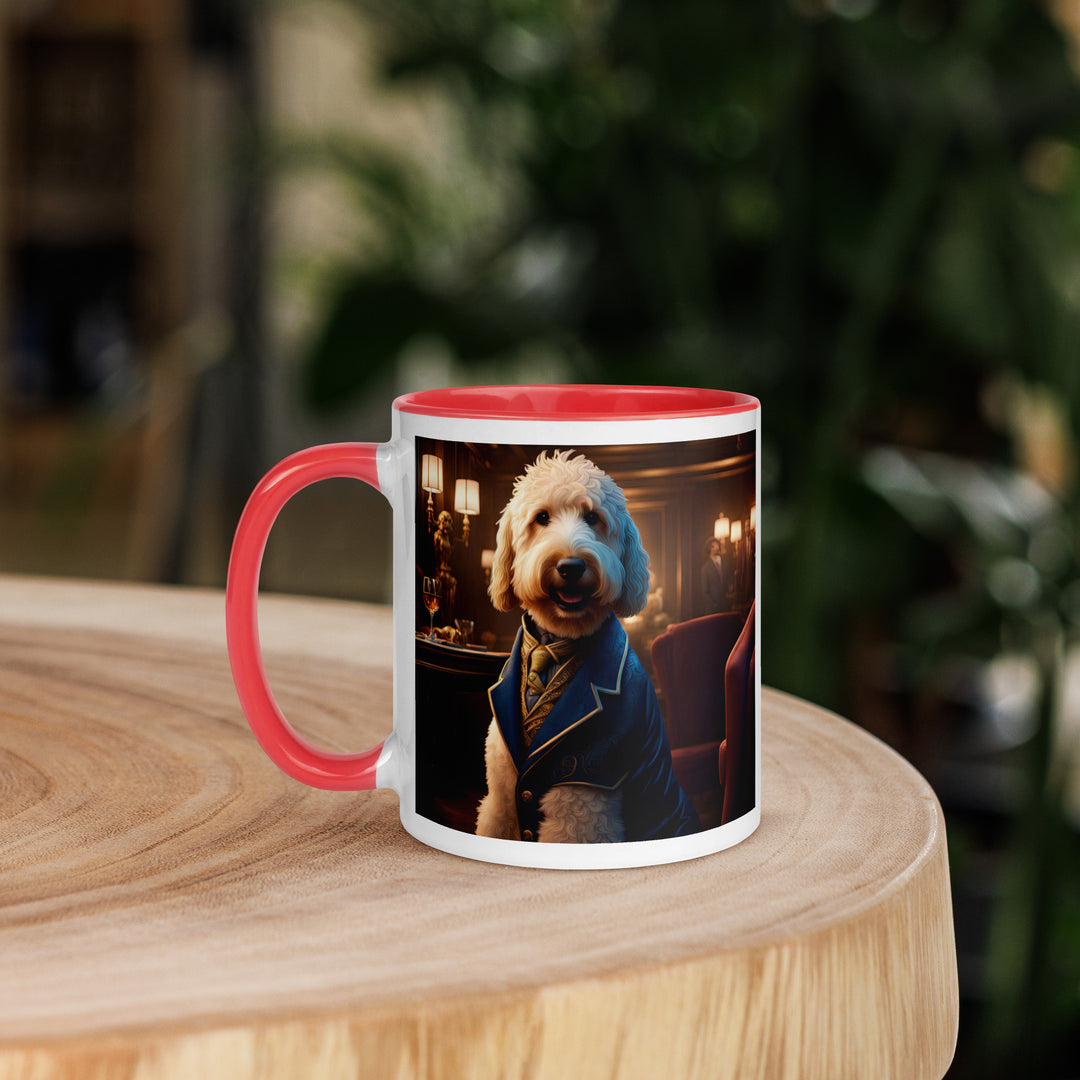 Goldendoodle- Mug with Color Inside v5