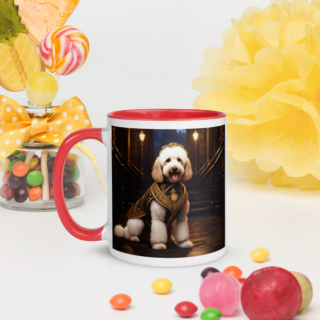 Goldendoodle- Mug with Color Inside v7