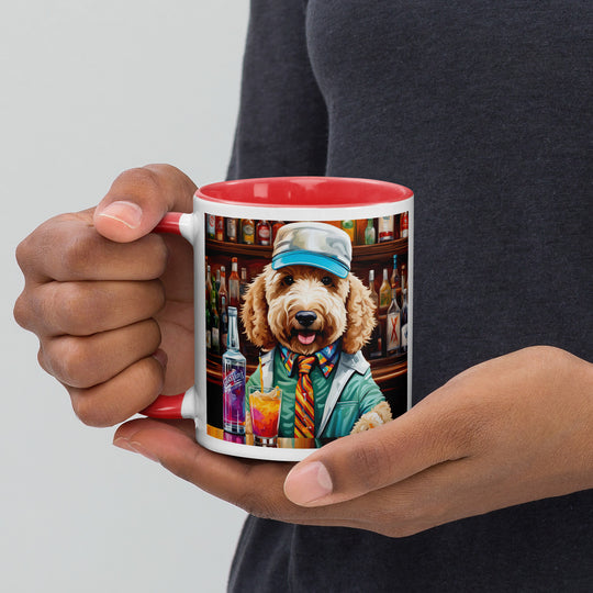 Goldendoodle- Mug with Color Inside v8