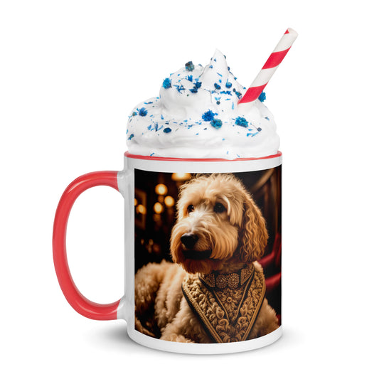 Goldendoodle- Mug with Color Inside v13