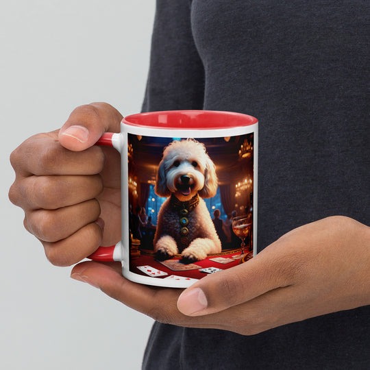 Goldendoodle- Mug with Color Inside v16