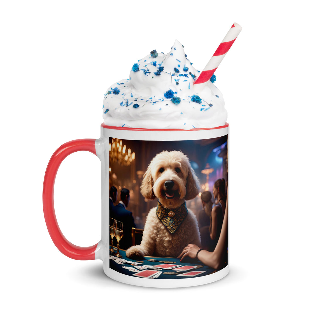 Goldendoodle- Mug with Color Inside v17