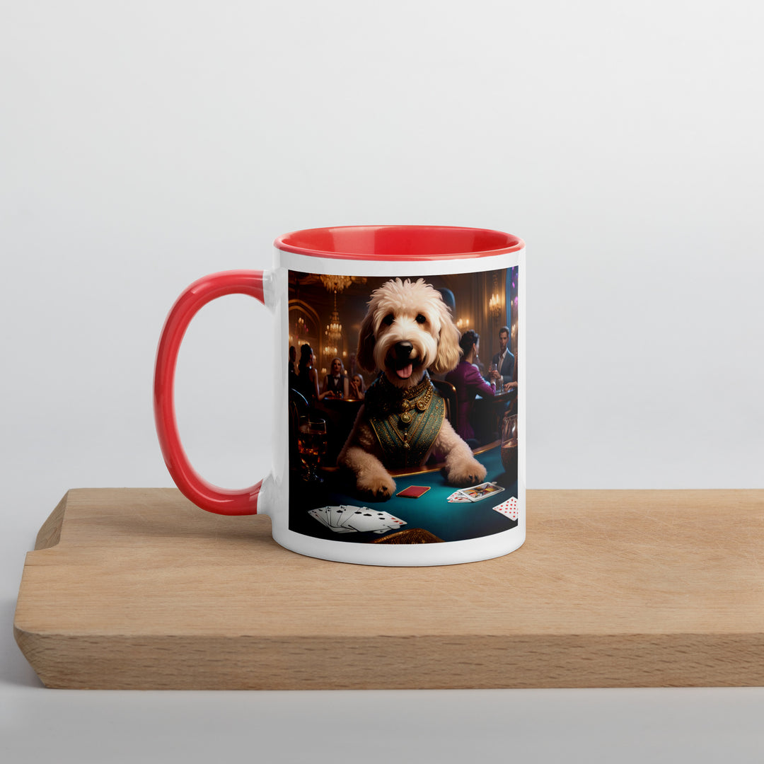 Goldendoodle- Mug with Color Inside v18