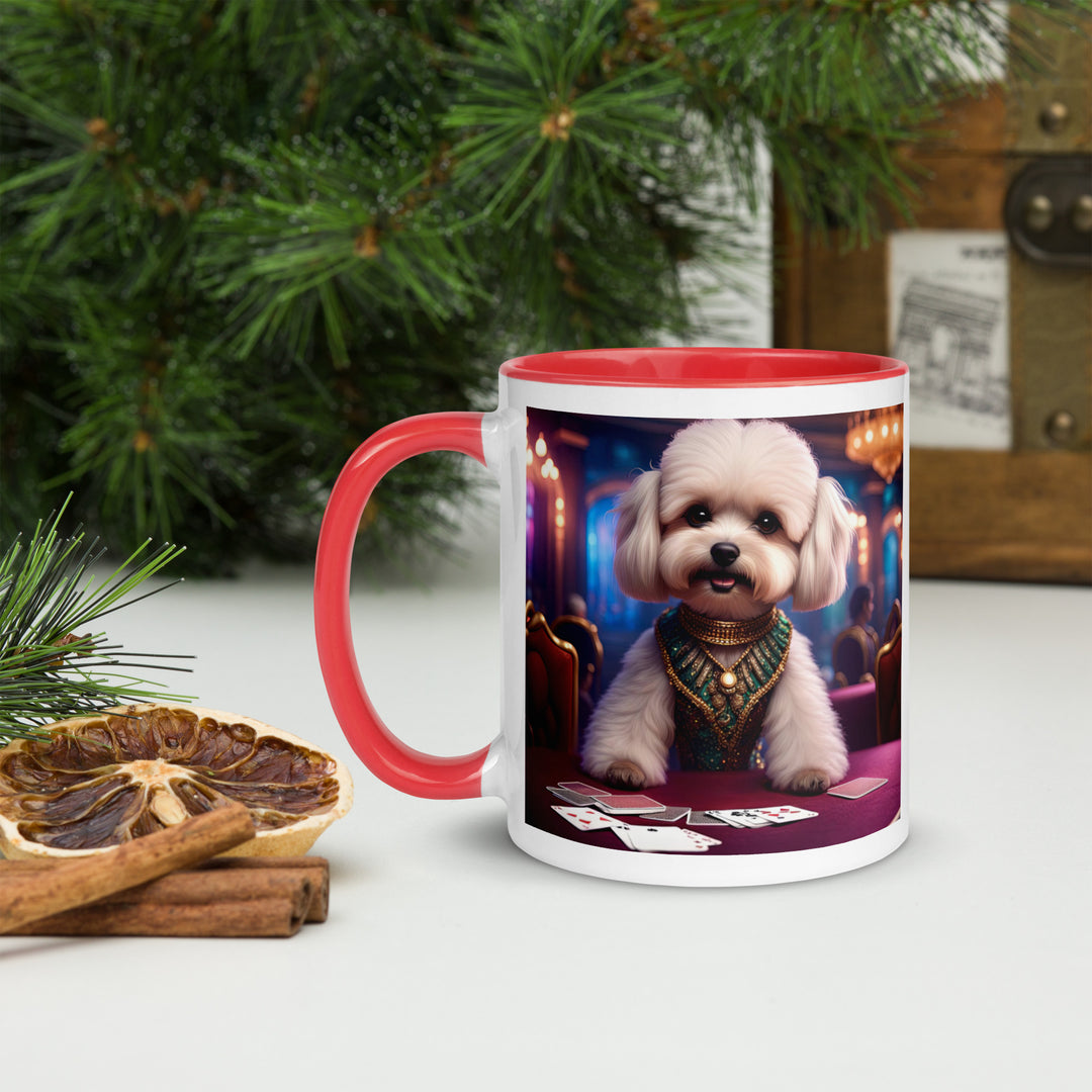 Maltipoo General- Mug with Color Inside v13