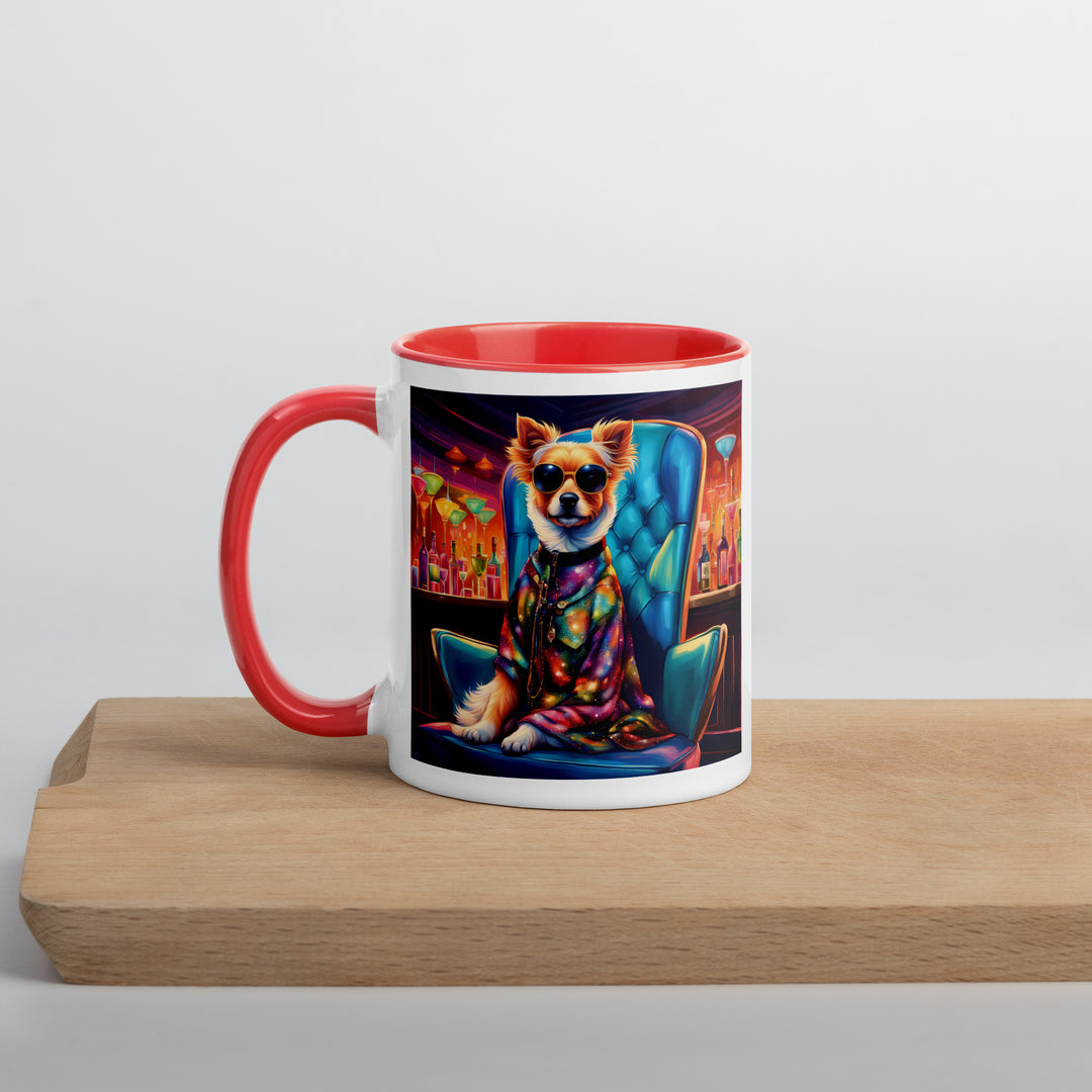 Pekapoo General- Mug with Color Inside v7