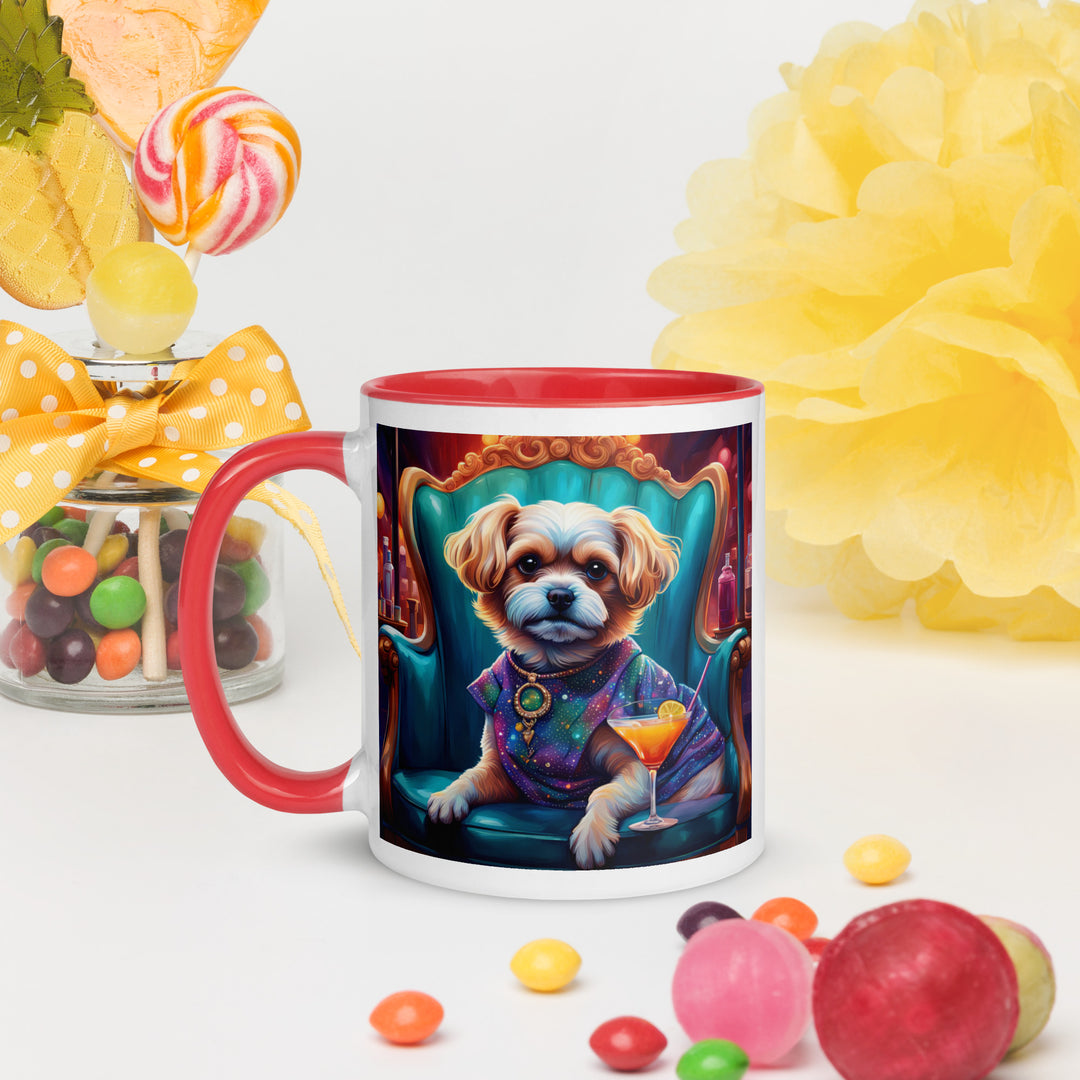 Pekapoo General- Mug with Color Inside v10