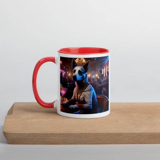 Texas Heeler General- Mug with Color Inside v5