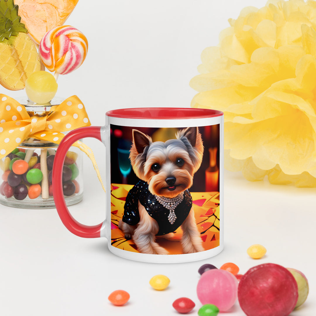 Yorkipoo General- Mug with Color Inside v6