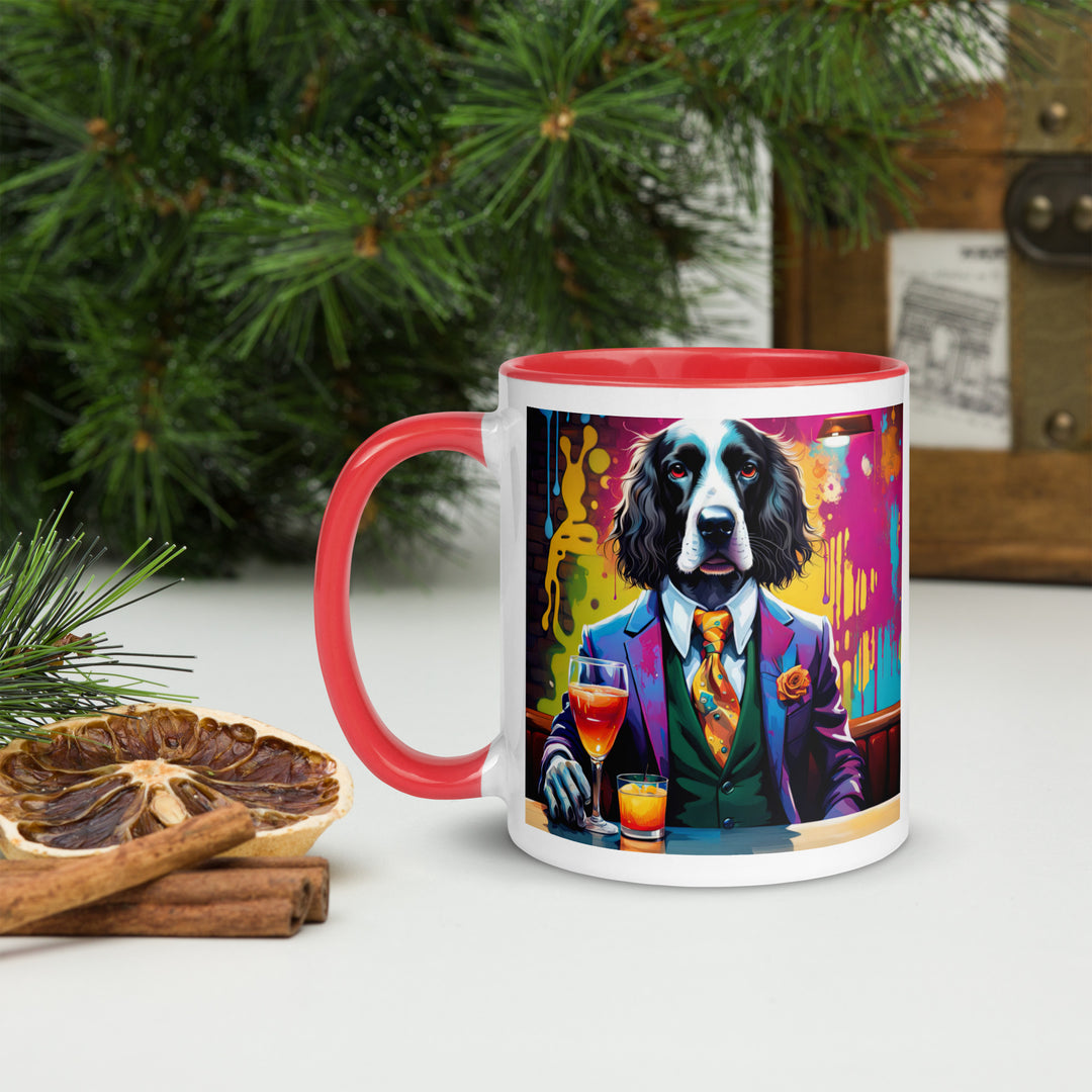 Sprocker Spaniel General- Mug with Color Inside v13