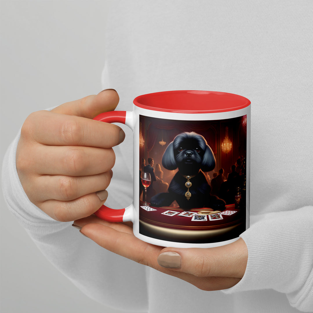 Pugapoo General- Mug with Color Inside v5