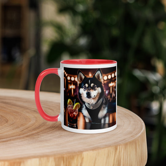 Pomsky General- Mug with Color Inside v3