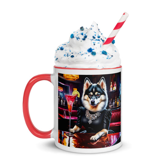 Pomsky General- Mug with Color Inside v10