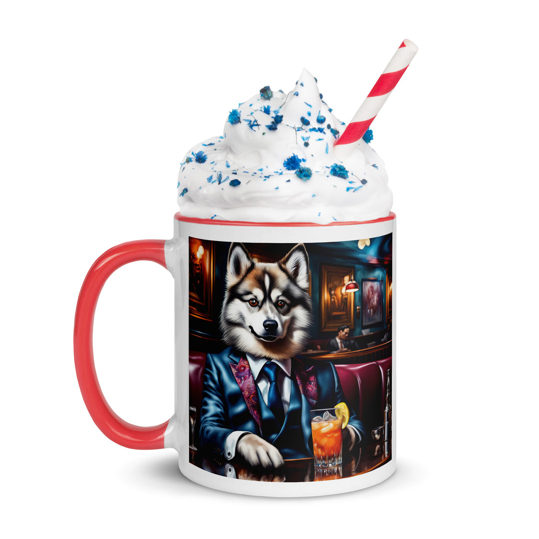 Pomsky General- Mug with Color Inside v11