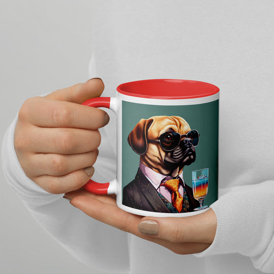 Puggle General- Mug with Color Inside