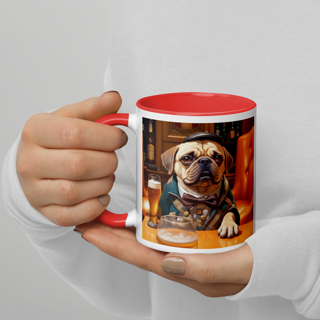 Puggle General- Mug with Color Inside v2