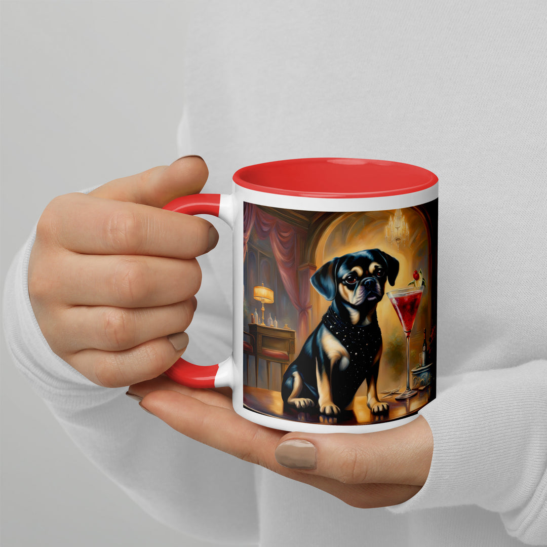 Puggle General- Mug with Color Inside v6