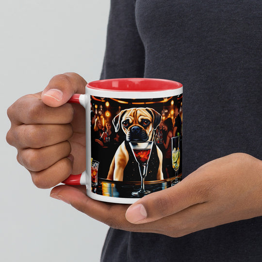 Puggle General- Mug with Color Inside v7