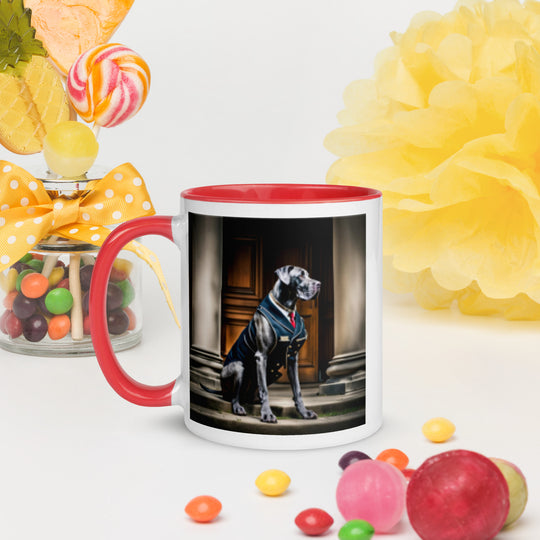 Great Dane- Mug with Color Inside v4