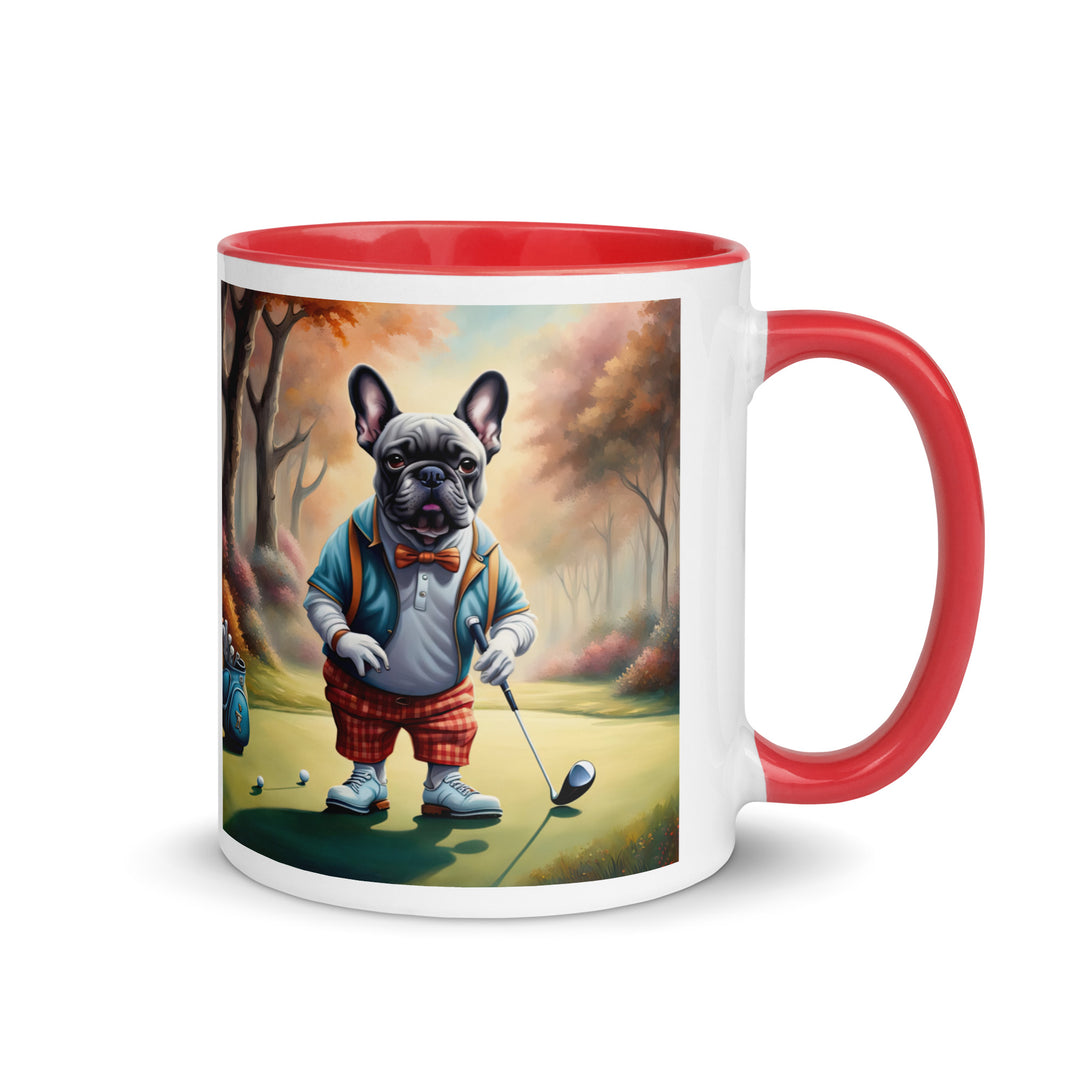 Mug with Color Inside-French Bulldog