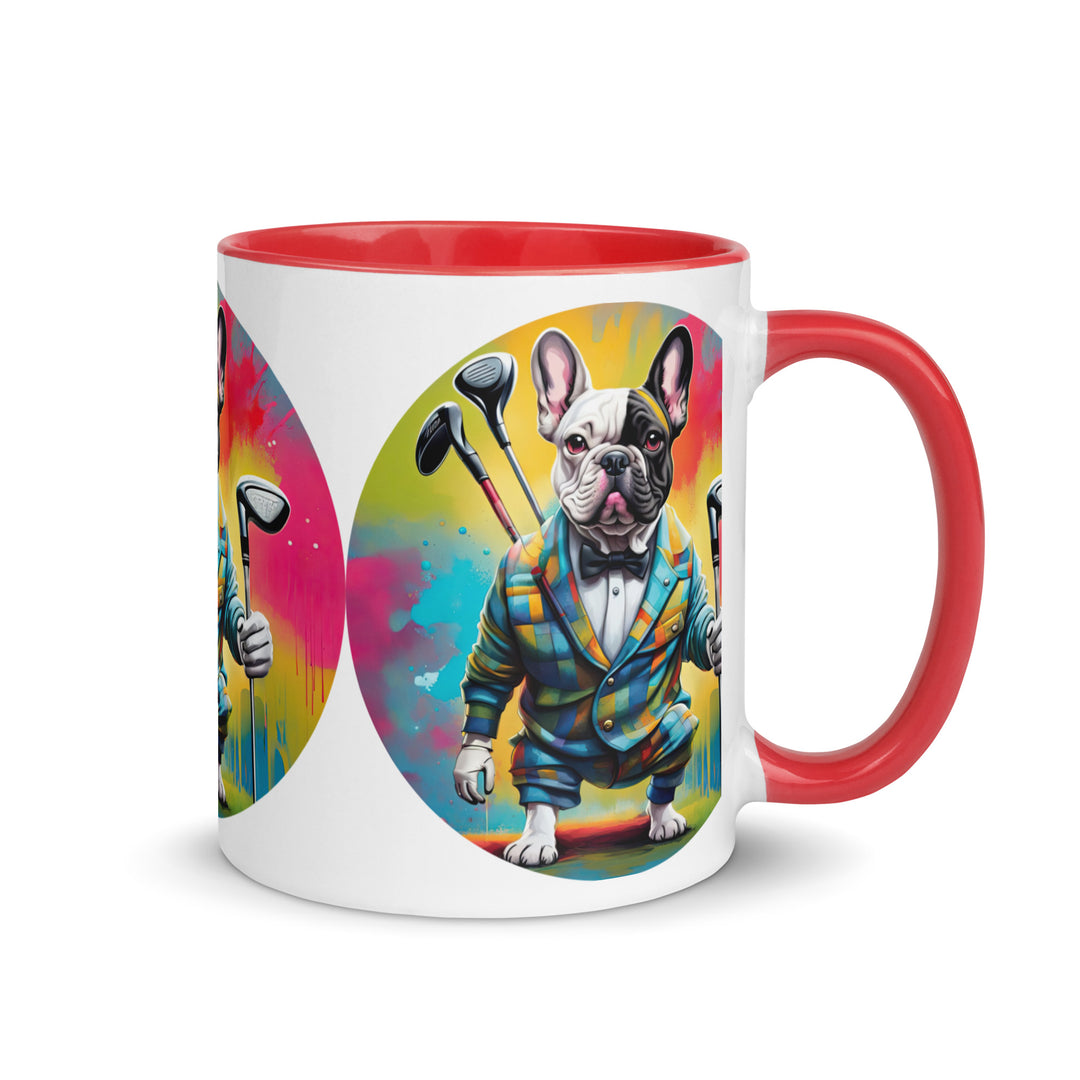 Mug with Color Inside-French Bulldog V5