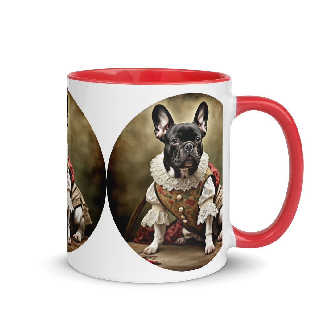 Mug with Color Inside-French Bulldog V8