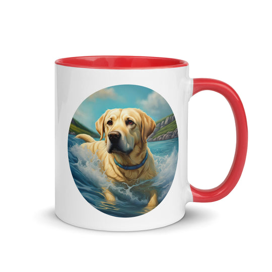 Mug with Color Inside-Labrador Retriever V20