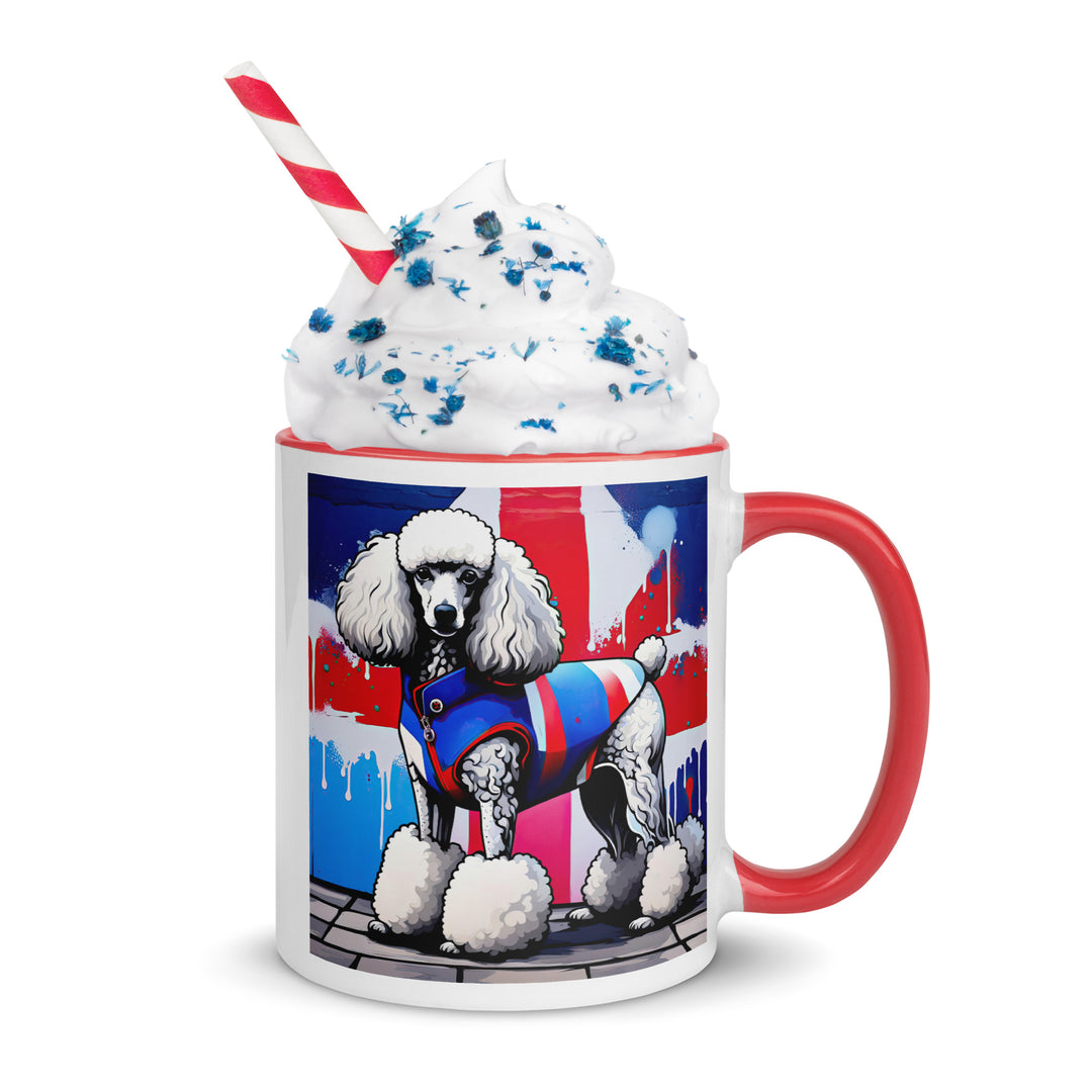 Poodle- Mug with Color Inside v2