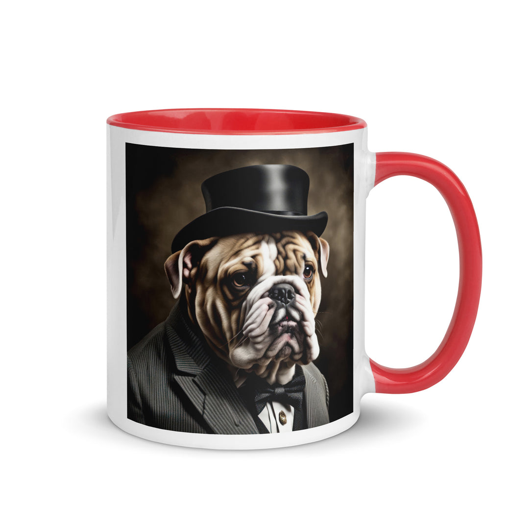 Bulldog- Mug with Color Inside