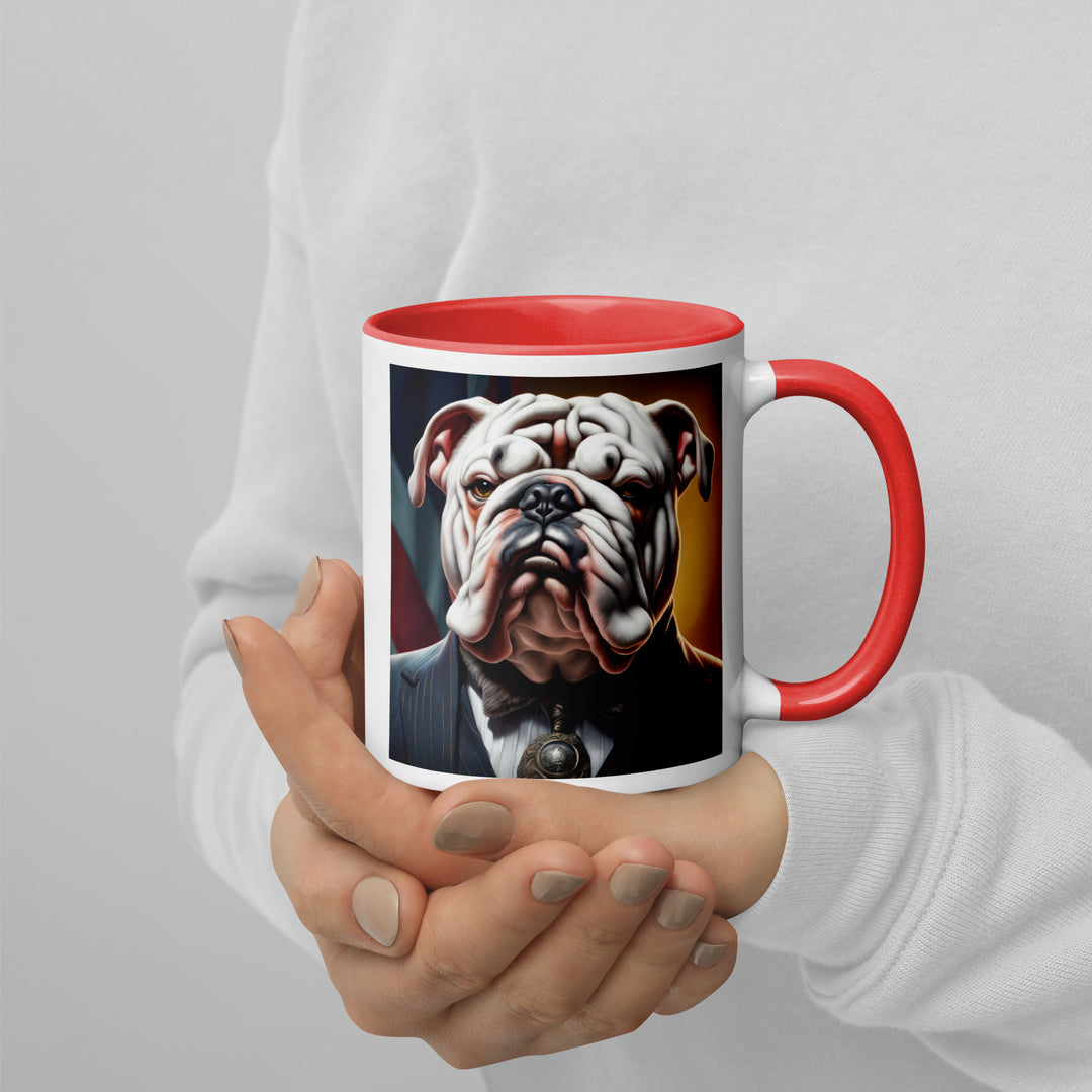 Bulldog- Mug with Color Inside v3