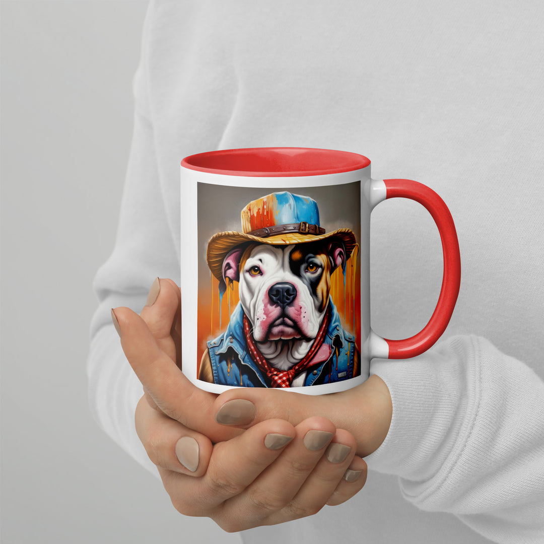 American Bulldog- Mug with Color Inside