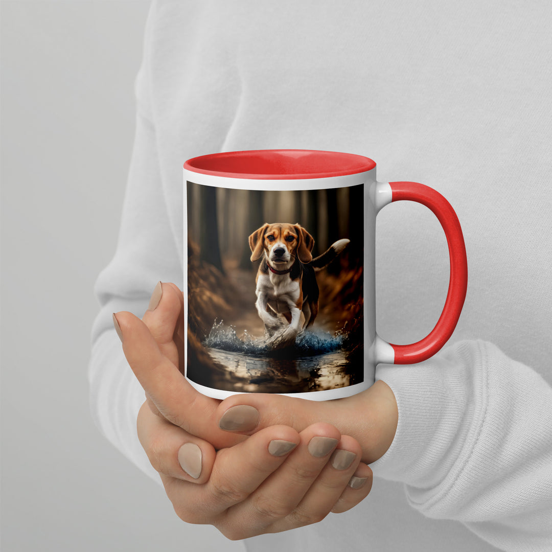 Beagle- Mug with Color Inside v3