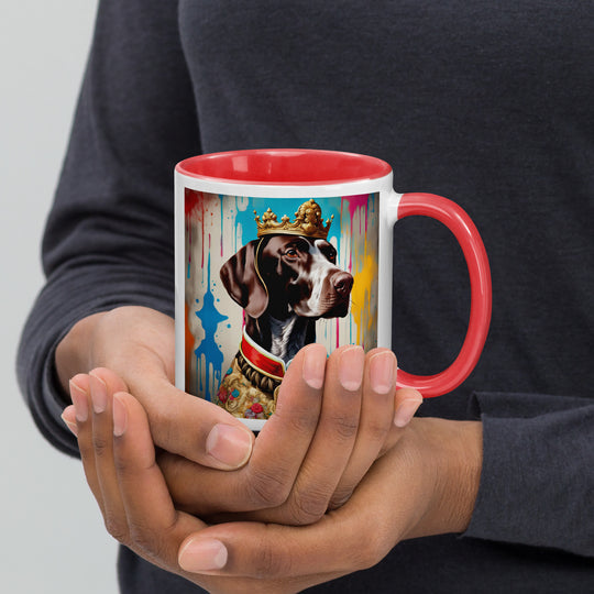 German Shorthaired Pointer- Mug with Color Inside