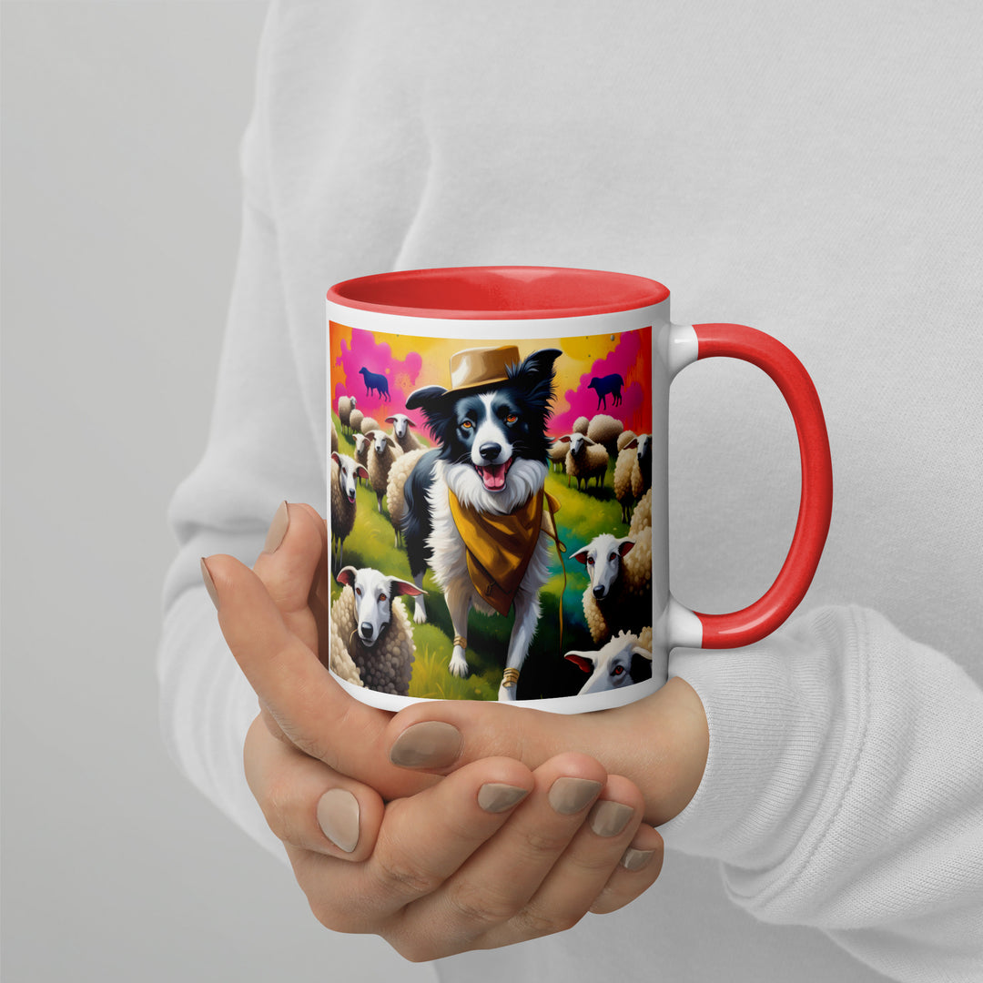 Australian Shepherd- Mug with Color Inside v2