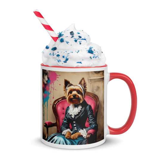 Yorkshire Terrier- Mug with Color Inside v3