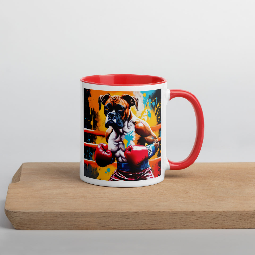 Boxer- Mug with Color Inside v4